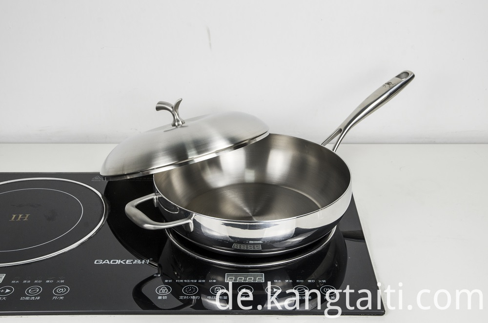 Milchpfanne aus reinem Titan Pure Titanium Milk Pan